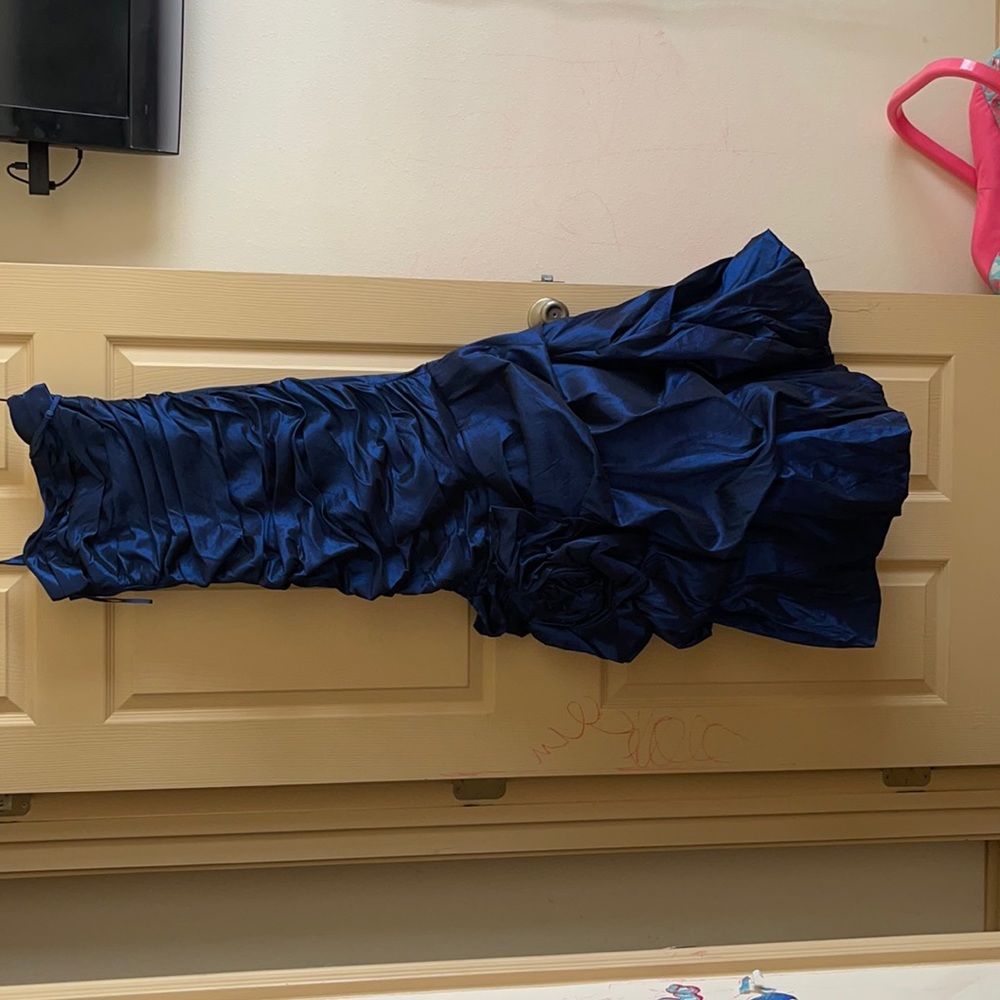 Royal blue prom dress
